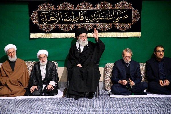 اولین شب مراسم عزاداری حضرت فاطمه (س) در حسینیه امام خمینی