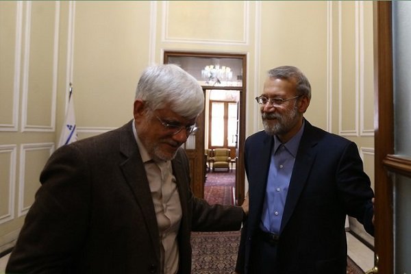 لاریجانی با عارف دیدار کرد