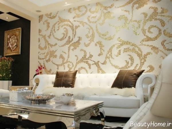 مدل کاغذ دیواری طرح دار و زیبا 
