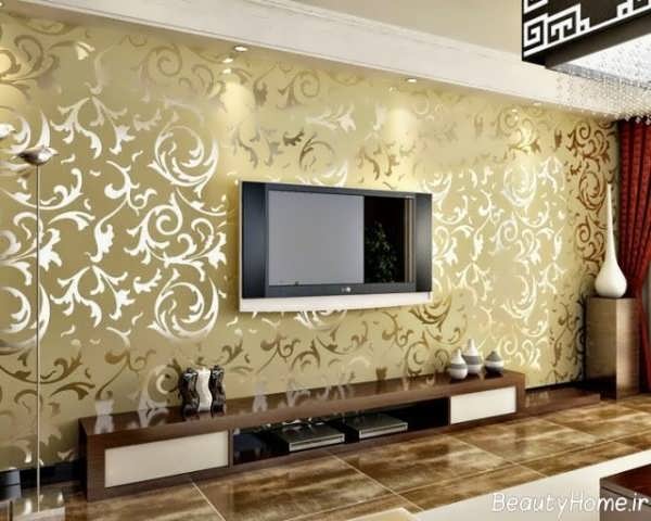 کاغذ دیواری برای پذیرایی 