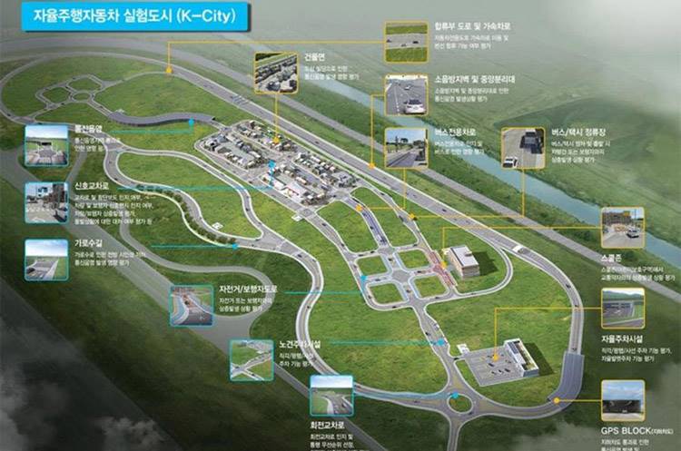 کره‌ی جنوبی؛ در حال ساخت شهرک مخصوص خودروهای خودران