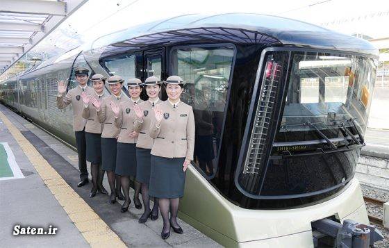 قطار لوکس قطار گردشگری سفر به ژاپن توریستی ژاپن Train Suite Shiki Shima