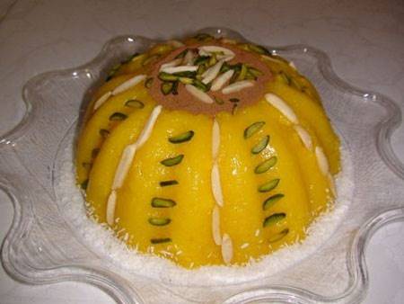 ایده هایی برای تزئین شله زرد برای سفره افطار
