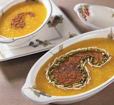 ایده هایی برای تزئین شله زرد برای سفره افطار