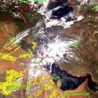 پایش روزانه گرد و غبار و آتش سوزی با تجهیزات ماهواره ای
