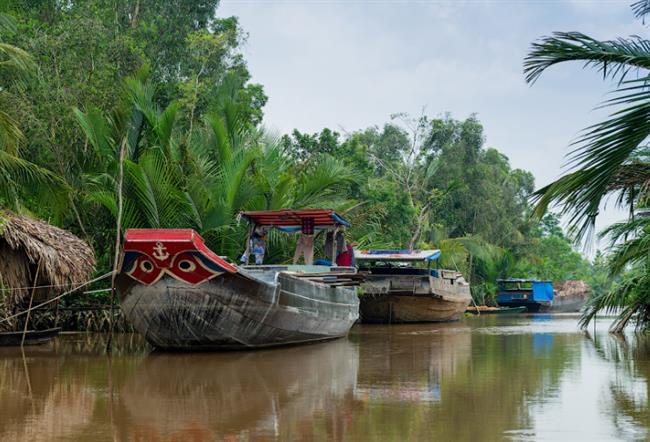 Mekong River Delta in Vietnam