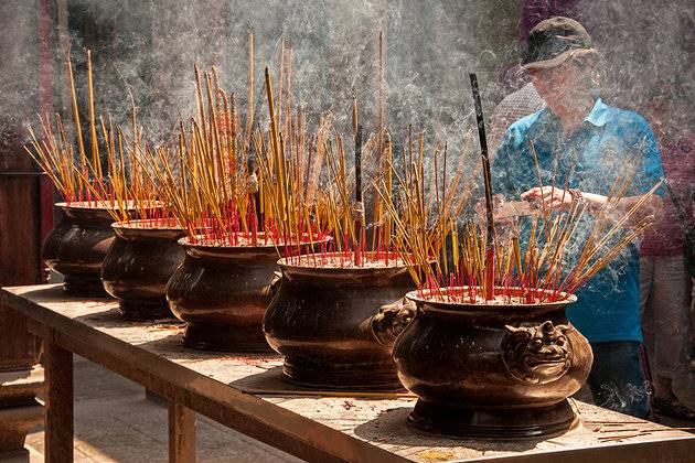 معبد Thiên Hậu، چینی شهر