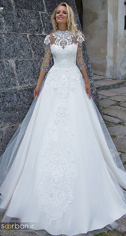 لباس عروسی پفی