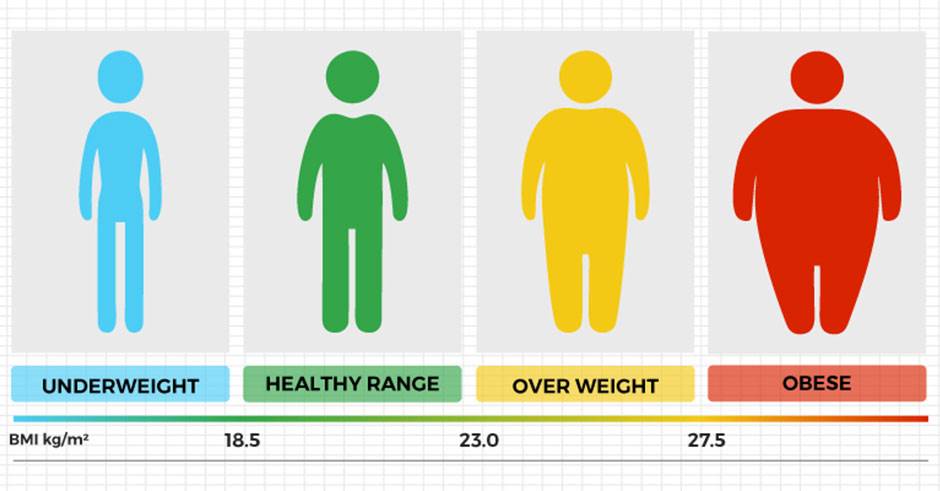 شاخص توده بدنی یا BMI