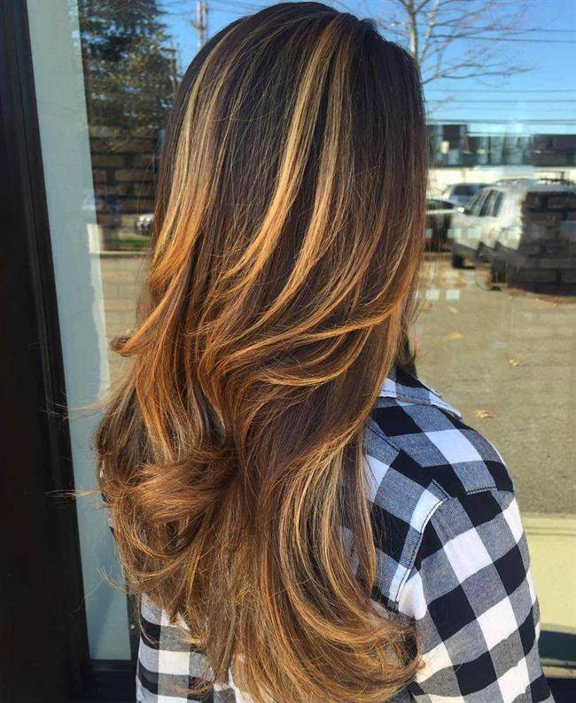 هایلایت قهوه‌ای