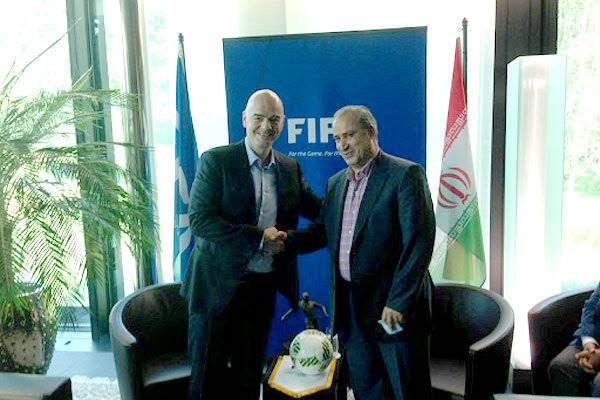 رئیس فیفا نهم اسفند در تهران/ اینفانتینو تماشاگر دربی پایتخت