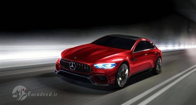 مرسدس AMG GT سدان در تونل باد