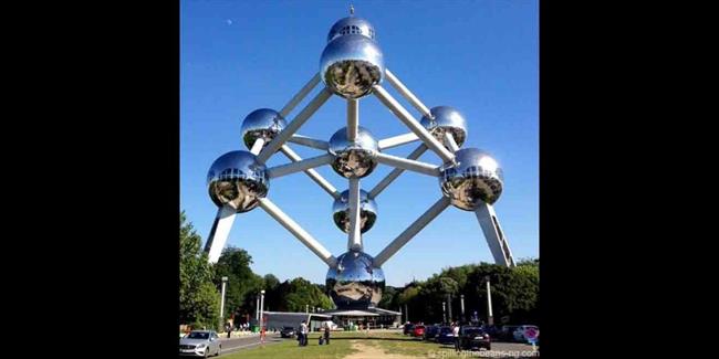 ساختمان های عجیب دنیا - ساختمان اتمی یا Atomium، در بلژیک