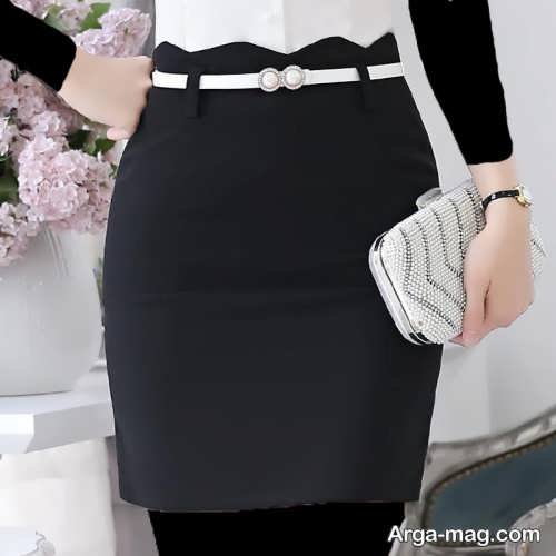 مدل دامن مشکی دخترانه