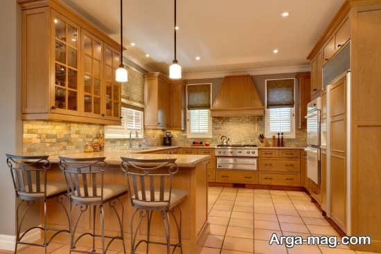 مدل کابینت رومی با فرم کلاسیک