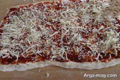 طرز تهیه پیتزا رولی