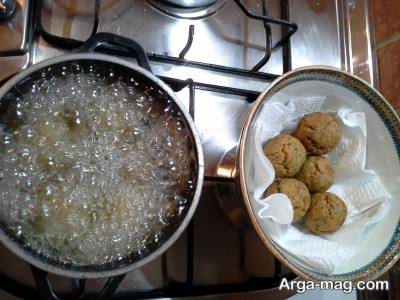 طرز تهیه فلافل کنجدی