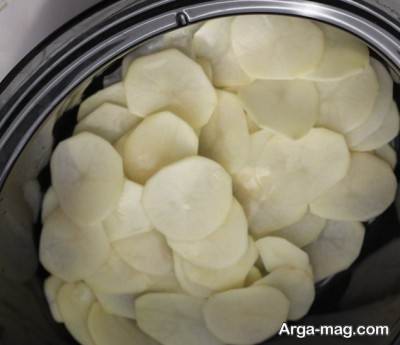 پخت سیب زمینی