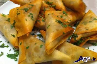 طرز تهیه سمبوسه بدون گوشت در منزل 