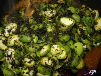 طرز تهیه خورش چغاله بادام