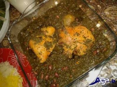 خورش قورمه سبزی 