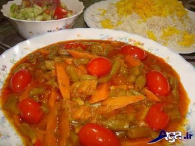 خورش لوبیا سبز 