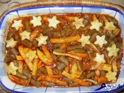 خورش لوبیا سبز 