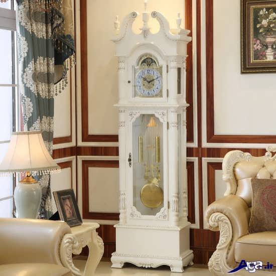 ساعت ایستاده چوبی
