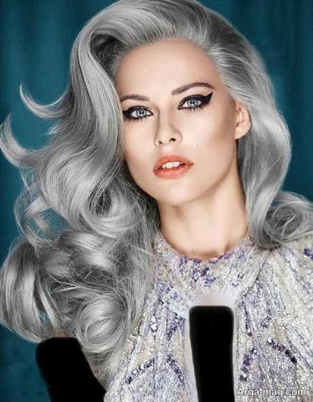 فرمول ترکیبی رنگ مو دودی نقره ای 