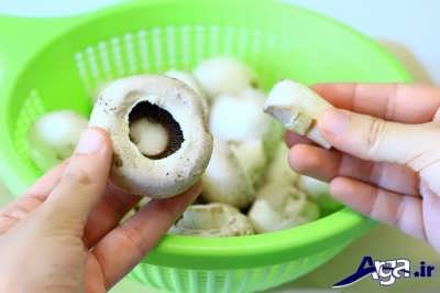 تمیز کردن قارچ