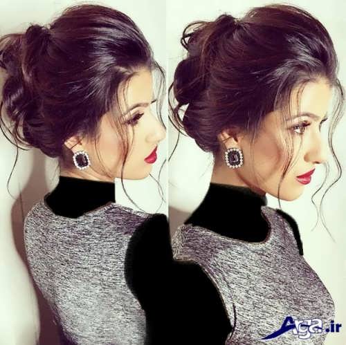 مدل موی دخترانه مجلسی بسته و جذاب
