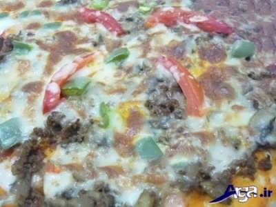 پیتزا خانگی با دو روش طرز تهیه 