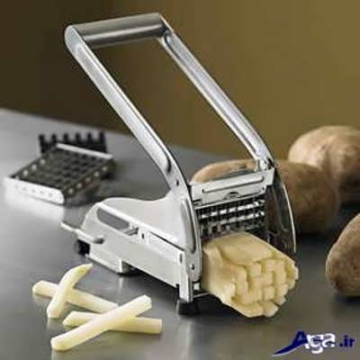 خلالی کردن سیب زمینی