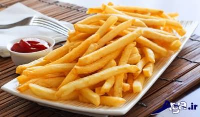 سیب زمینی سرخ کرده به سبک رستوران