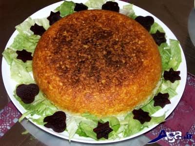 طرز تهیه ته چین گوشت یا بهترین روش 