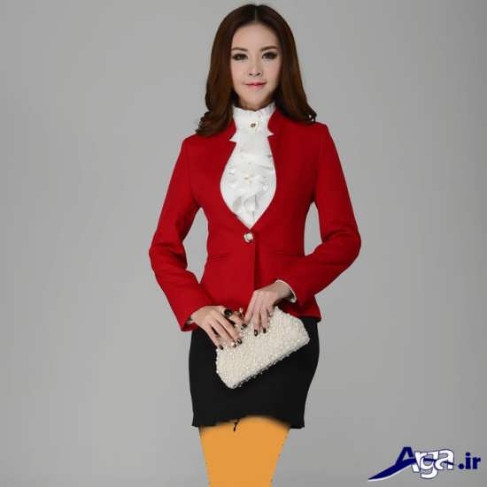 کت و دامن زیبا با طراحی مدرن 