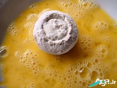 قارچ سوخاری پنیری