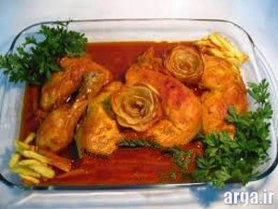 طرز تهیه خورشت مرغ مجلس