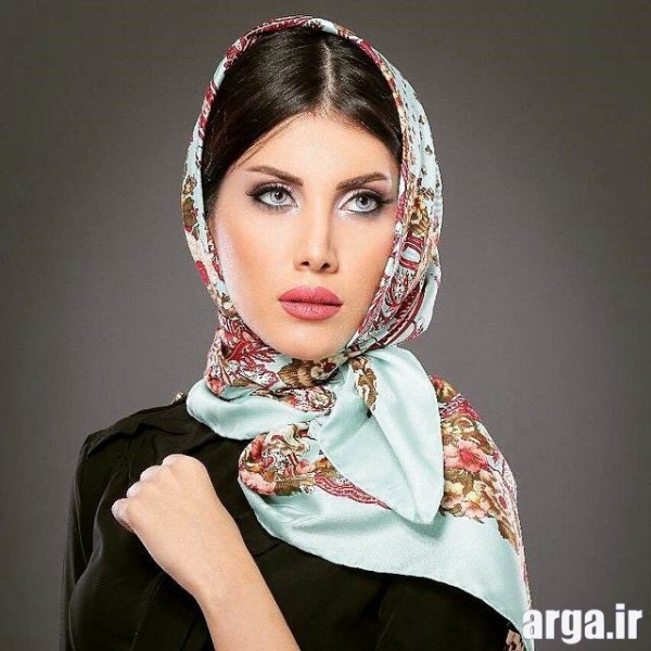 شیوه های زیبای بستن روسری