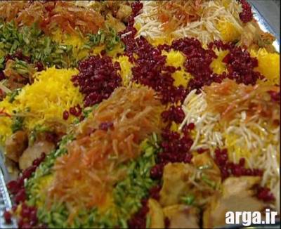 طرز تهیه شیرین پلو و زعفران