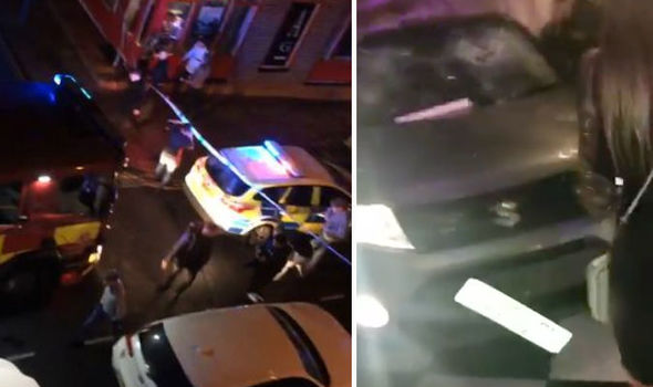حمله یک خودرو به باشگاه شبانه در انگلیس/چندین نفر مجروح شدند