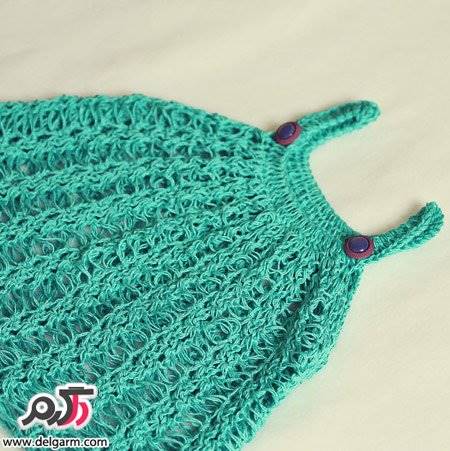 تصاویری از مدل های زیبای لباس بافتنی بچه گانه