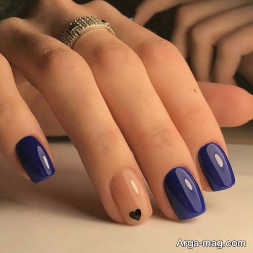 طراحی ساده و شیک ناخن 