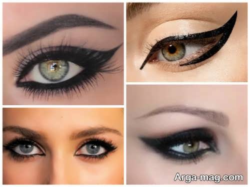 مدل آرایش چشم گربه ای 