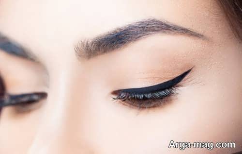 مدل خط چشم ساده گربه ای 
