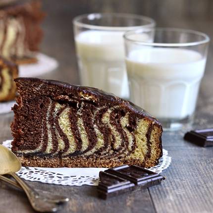 زبرا کیک Zebra cake