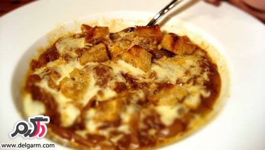 دستور پخت سوپ پیاز فرانسوی خوشمزه