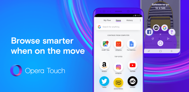 اپرا از مرورگر جدیدی به نام Opera Touch پرده برداشت