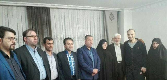 دیدار جمعی از اعضای فراکسیون امید با جانباز علی حاتمی تاجیک دیدار