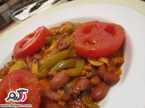 طرز تهیه خوراک لوبیا چیتی با سویا بسیار فوق العاده